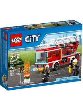 LEGO City 60107 Fire Truck – Retired Complete Set w/ Box & Instructions